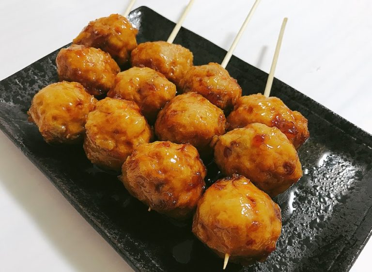 焼き鳥のタレ風味！鶏つくねタレのレシピ 晩酌飯レシピ